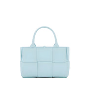 Bottega Veneta Blue Leather Tote Bag