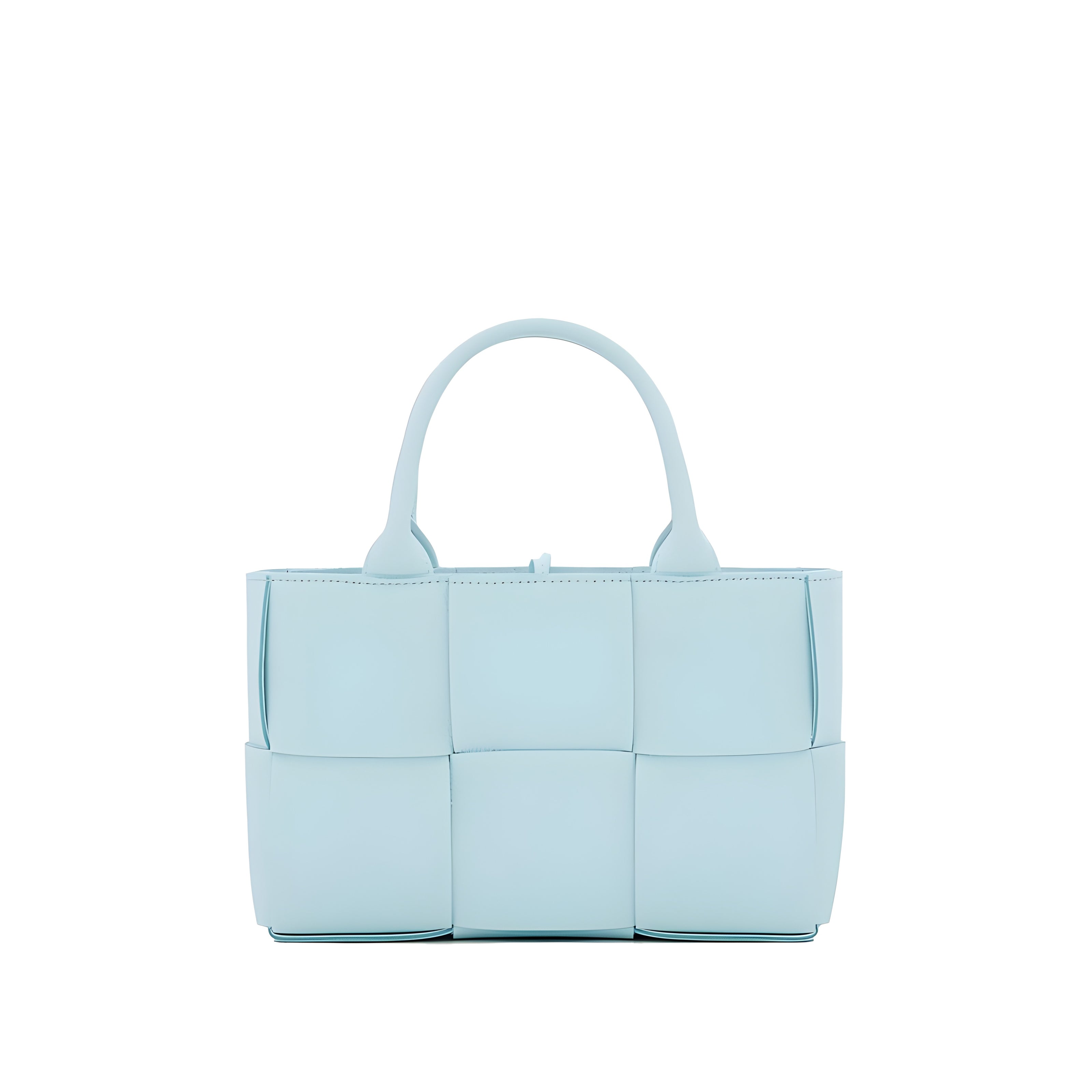 Bottega Veneta Blue Leather Tote Bag