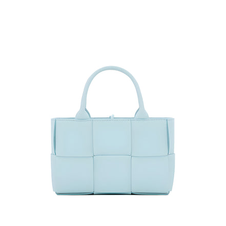 Bottega Veneta Blue Leather Tote Bag