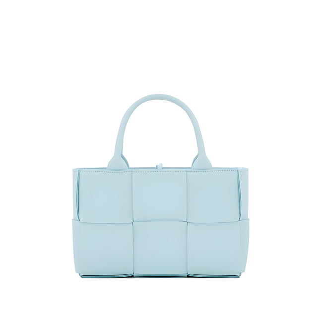 Bottega Veneta Blue Leather Tote Bag