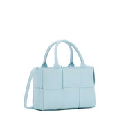 Bottega Veneta Blue Leather Tote Bag