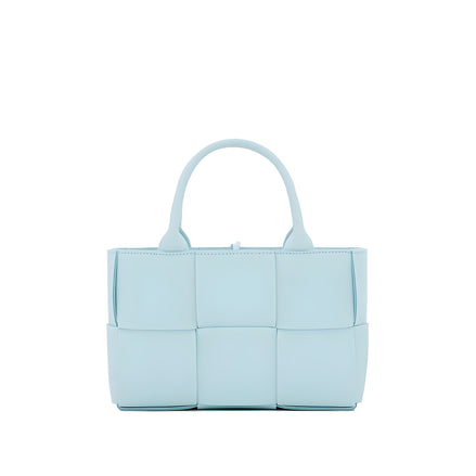 Bottega Veneta Blue Leather Tote Bag