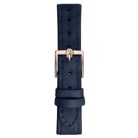 Furla Blue Leather Dress Watch