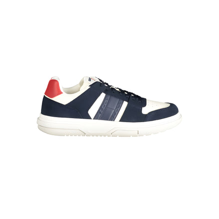Tenis din piele albastră Tommy Hilfiger