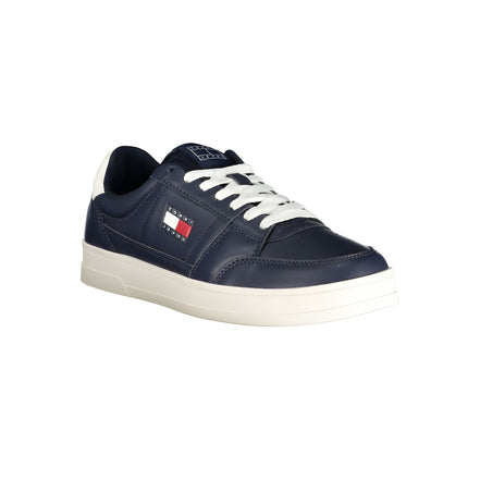 Tommy Hilfiger Blue Leather Sneaker