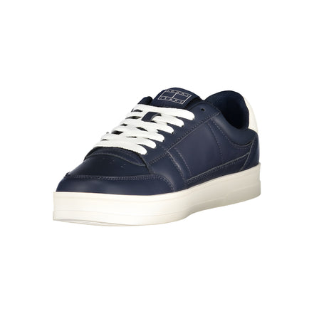 Tommy Hilfiger Blue Leather Sneaker