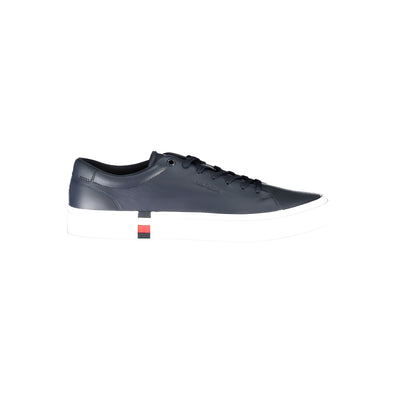 Sneakers din piele albaștri Tommy Hilfiger