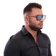 Ochelari de soare tip aviator albaștri