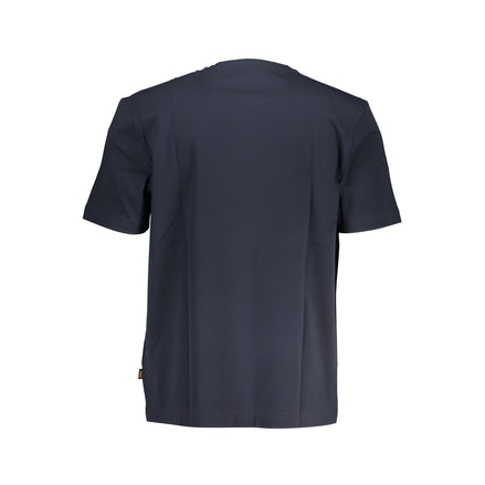 Tricou Hugo Boss Albastru din Bumbac Organic