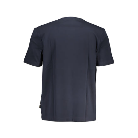 Tricou Hugo Boss Albastru din Bumbac Organic