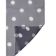 Dolce & Gabbana Blue Polka Dot Silk Square Foulard 91.5cm x 89.5cm Scarf