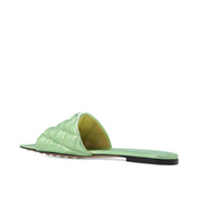 Sandale plate Bottega Veneta din piele de vițel bicoloră
