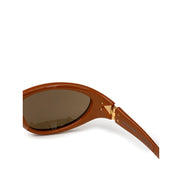 Bottega Veneta Brown Acetate Sunglasses
