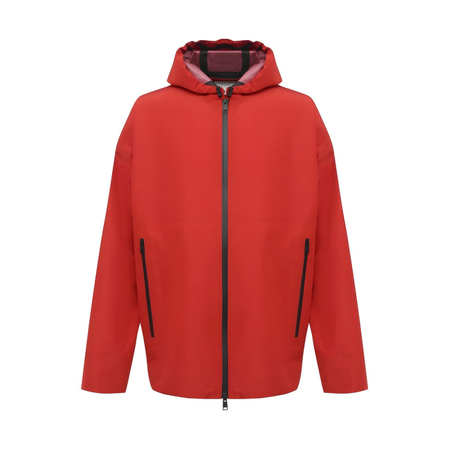 Bottega Veneta Red Polyamide Shell Jacket