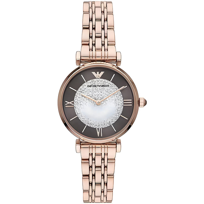 Ceas cu cuarț Emporio Armani, bronz și oțel