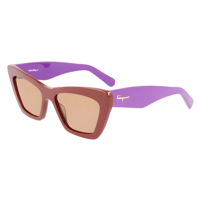 Ferragamo Brown Sunglasses