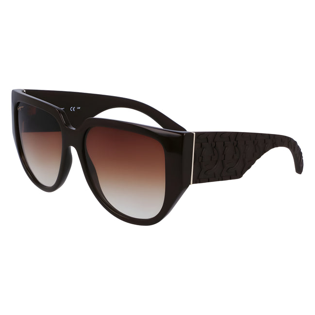 Ferragamo Brown Sunglasses
