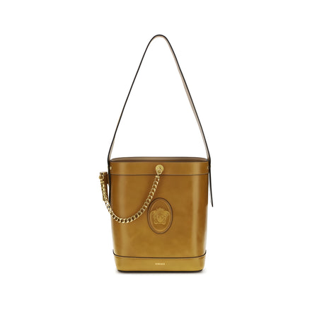 Versace Brown Bucket Bag