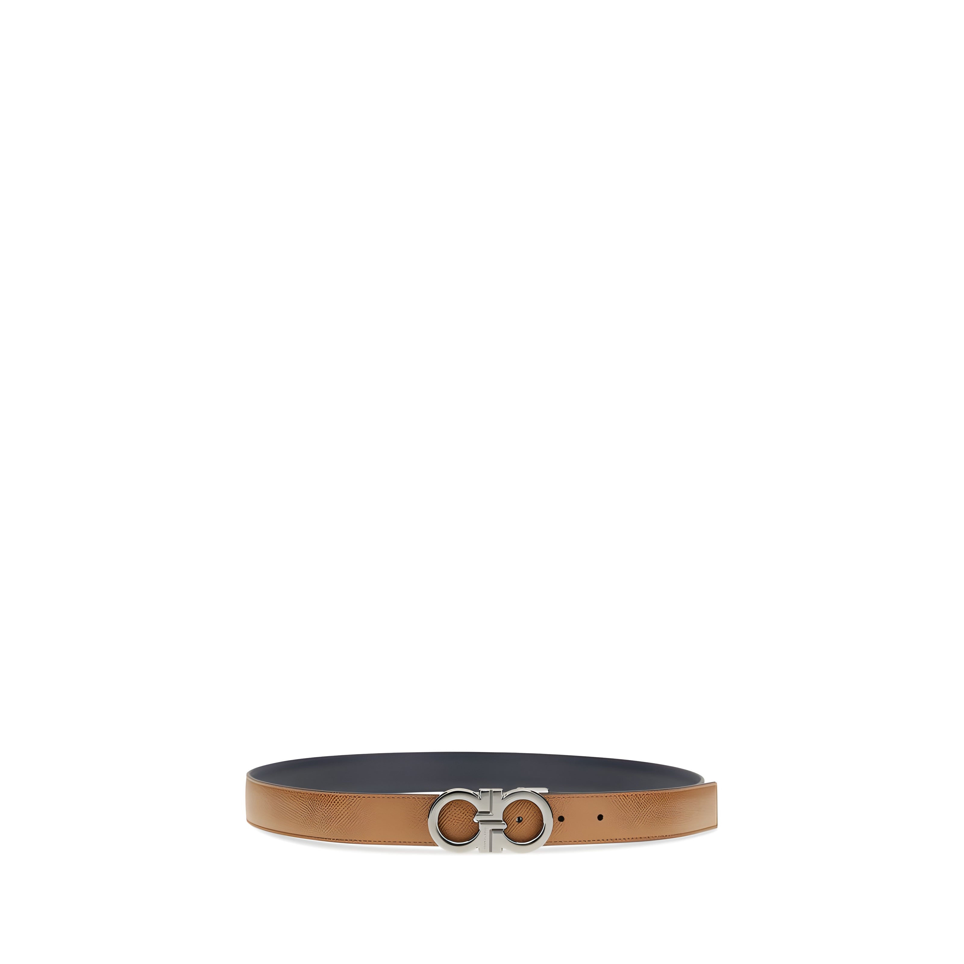 Ferragamo Brown Gancini Belt