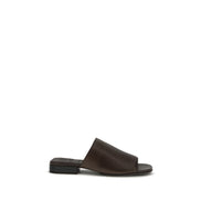 Brunello Cucinelli Brown Slides