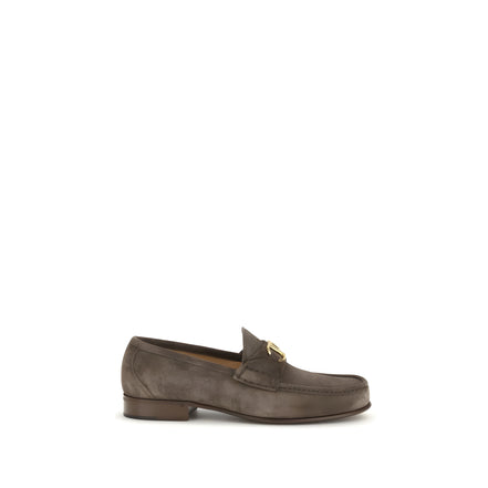Valentino Garavani Brown Slip-On Loafers