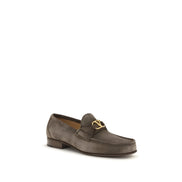 Valentino Garavani Brown Slip-On Loafers