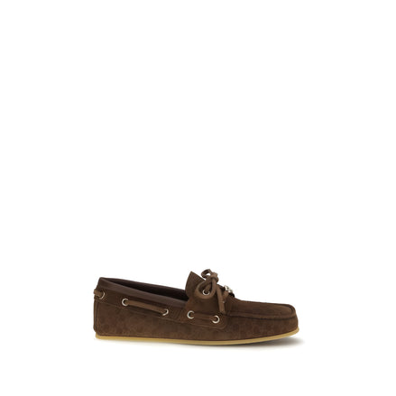 Gucci Brown Slip-On Loafers