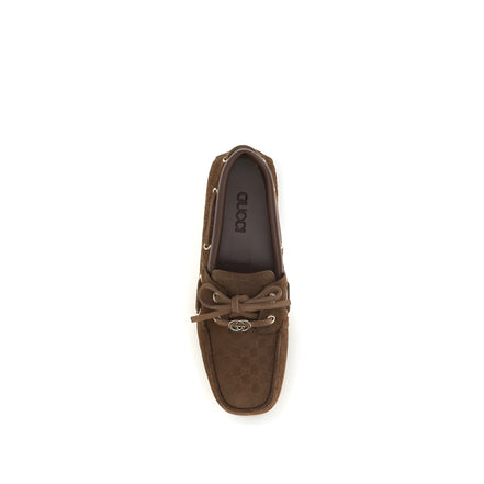 Gucci Brown Slip-On Loafers