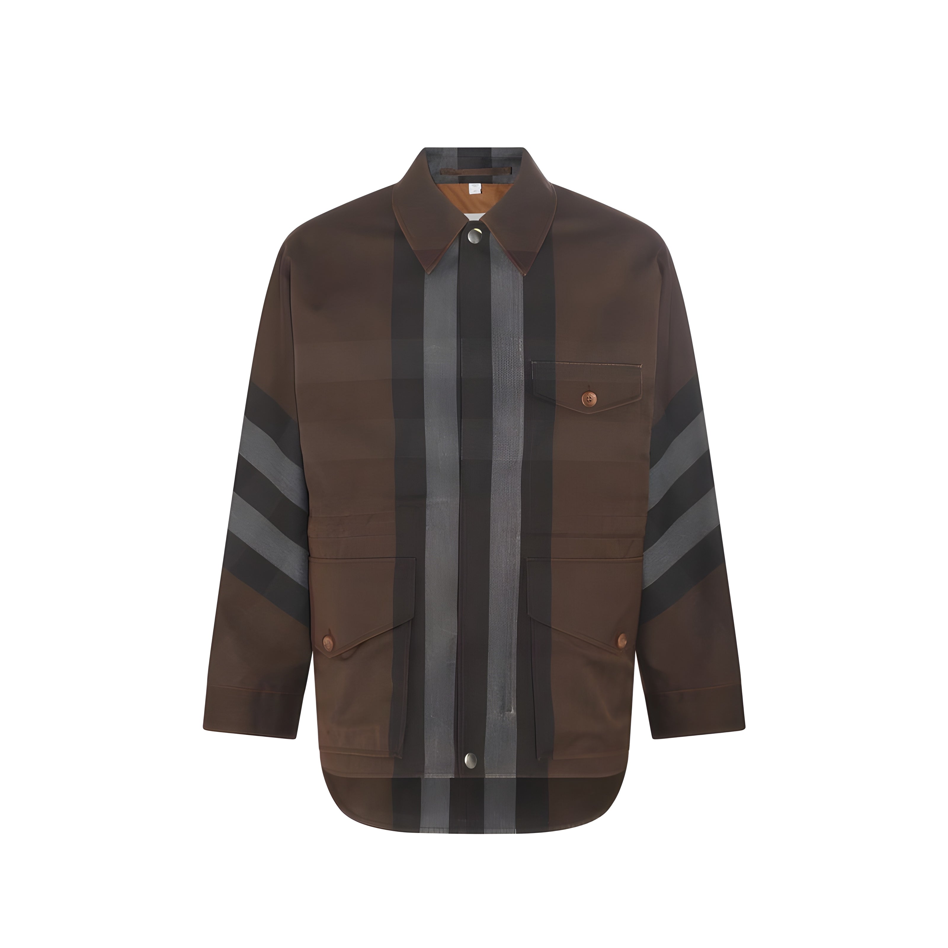 Burberry Brown Cotton Parka