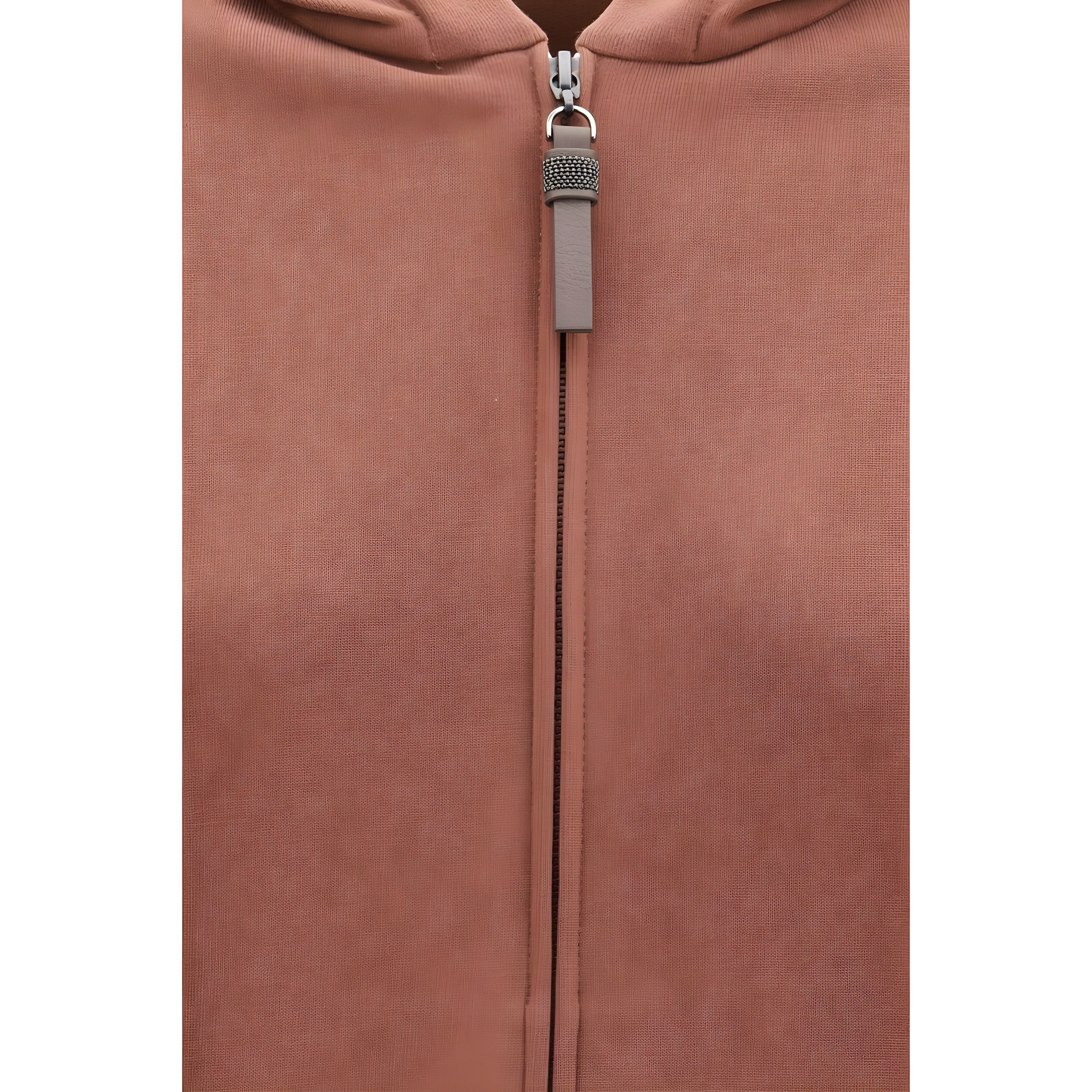 Brunello Cucinelli Brown Cotton Sweatshirt