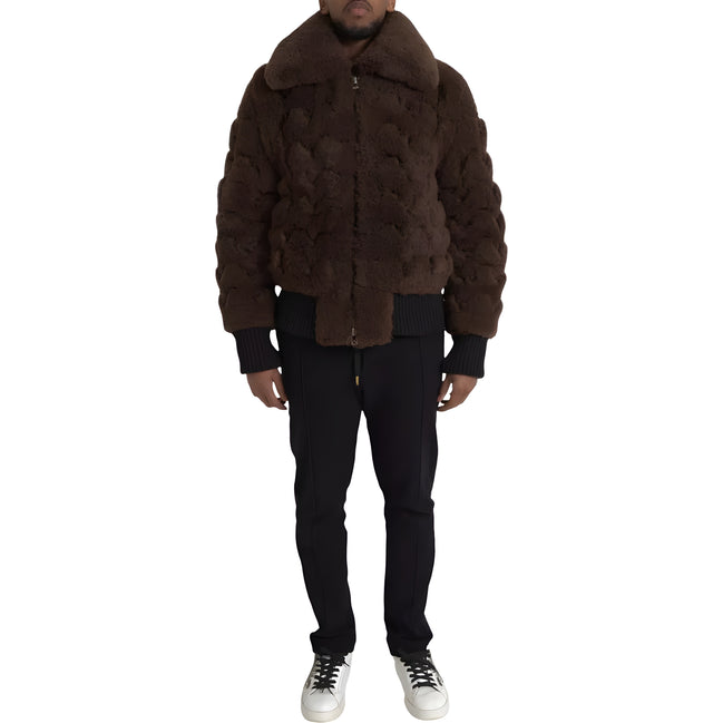 Bottega Veneta Brown Shearling Coat