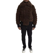 Bottega Veneta Brown Shearling Coat