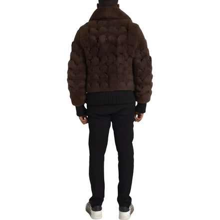 Bottega Veneta Brown Shearling Coat