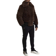 Bottega Veneta Brown Shearling Coat