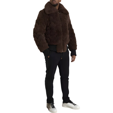 Bottega Veneta Brown Shearling Coat