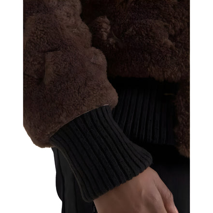 Bottega Veneta Brown Shearling Coat