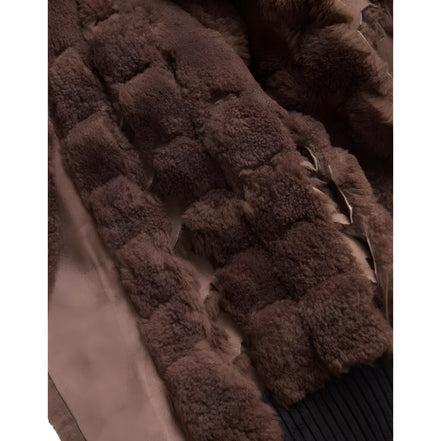 Bottega Veneta Brown Shearling Coat