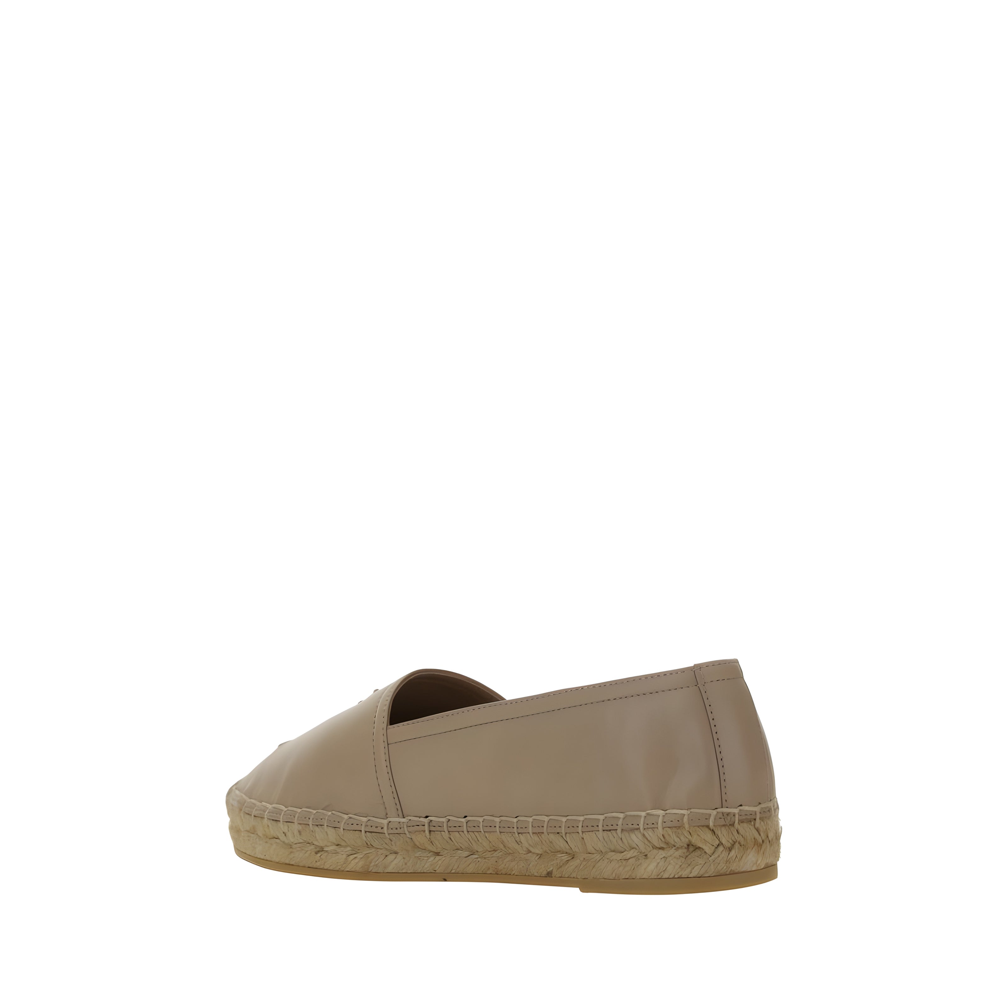 Espadrile Saint Laurent din piele bej
