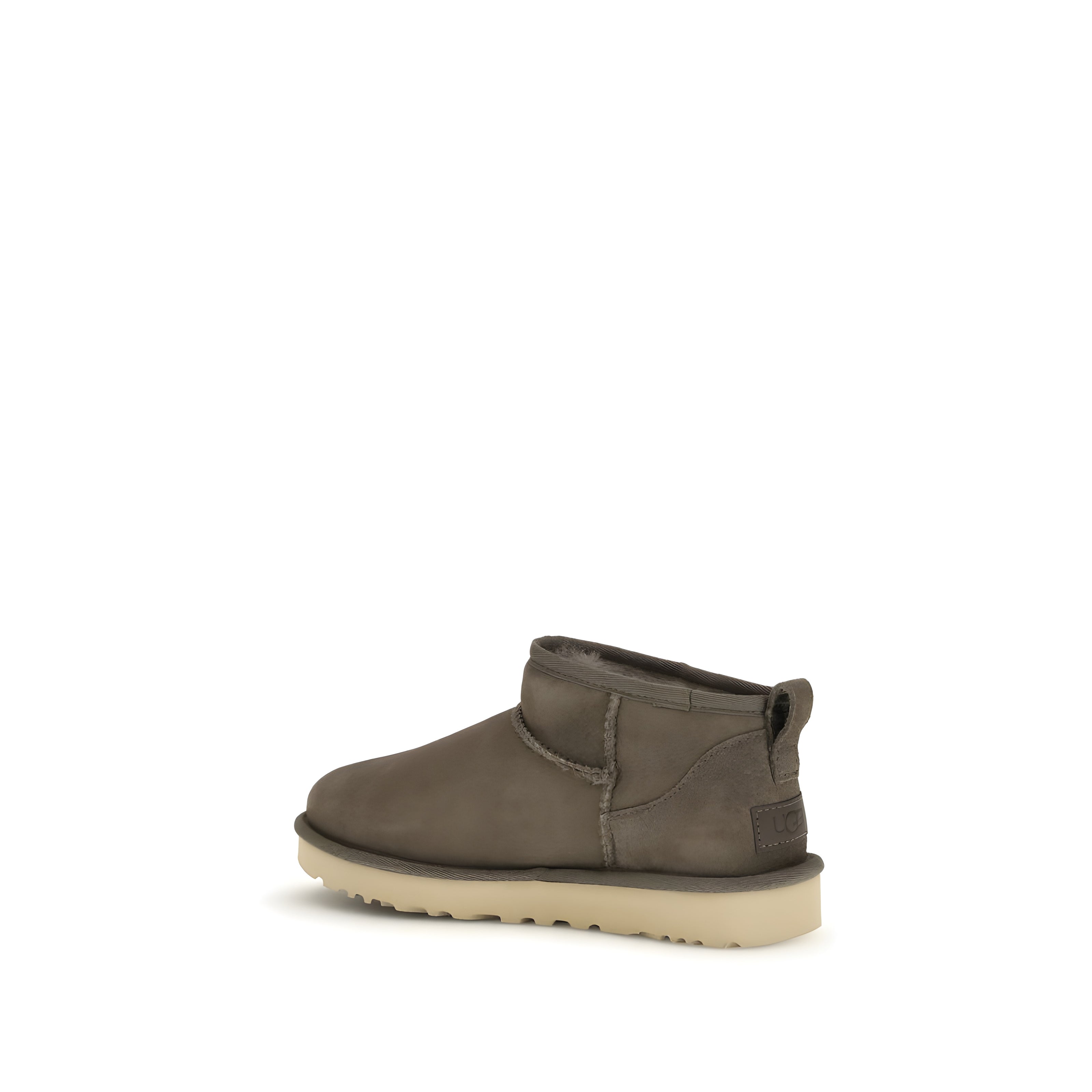 UGG Brown Leather Ankle Boots