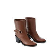 Ghete Burberry din piele maro