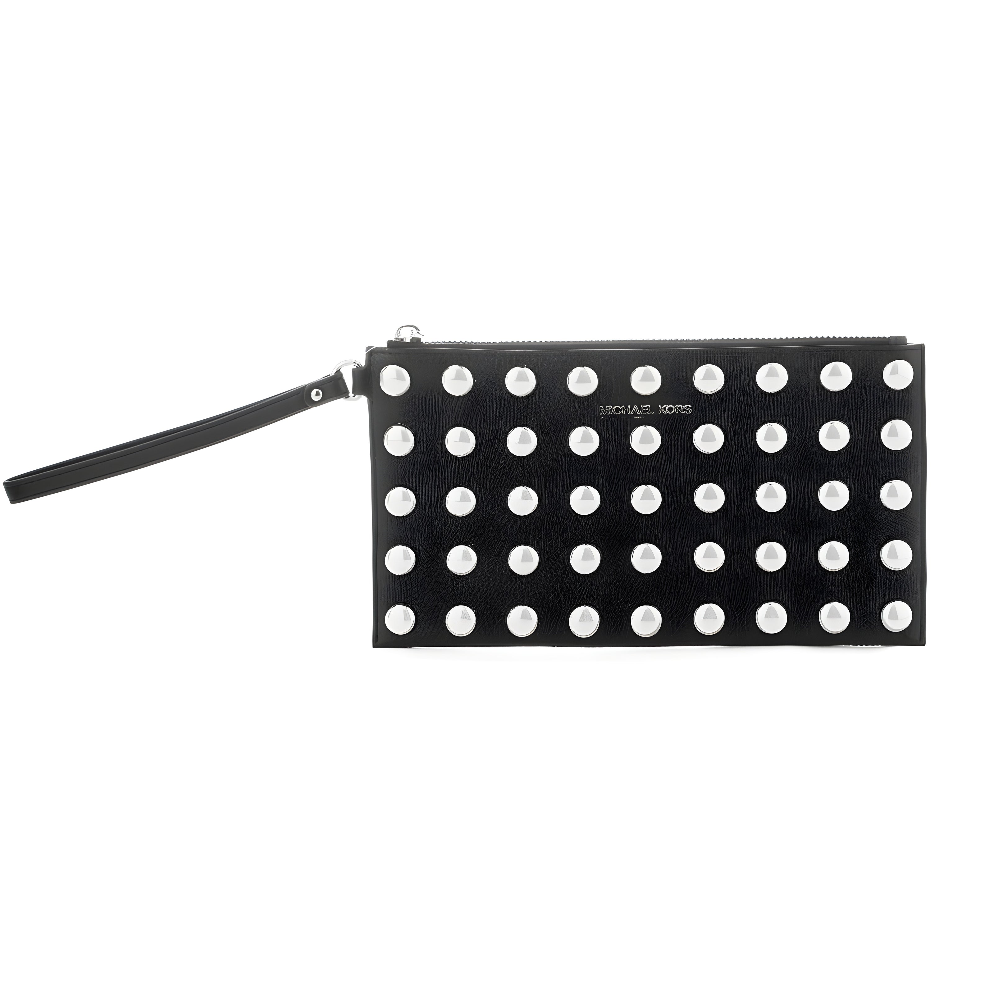 Michael Kors Brown Leather Clutch Bag