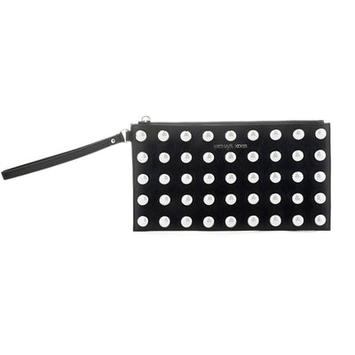 Michael Kors Brown Leather Clutch Bag