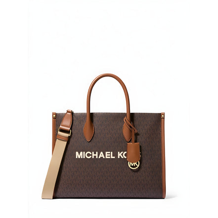 Michael Kors Brown Leather Shoulder Bag