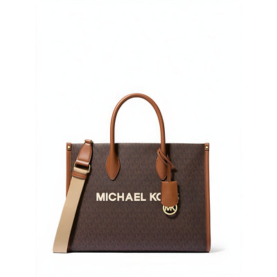 Michael Kors Brown Leather Shoulder Bag