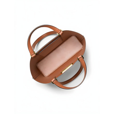 Michael Kors Brown Leather Tote Bag