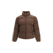 Palm Angels Brown Full-Length Jacket