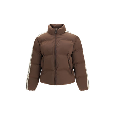 Palm Angels Brown Full-Length Jacket