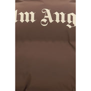 Palm Angels Brown Full-Length Jacket