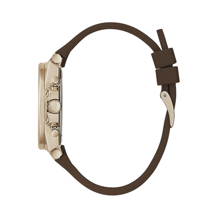 Guess Brown Synthetic Dress Watch