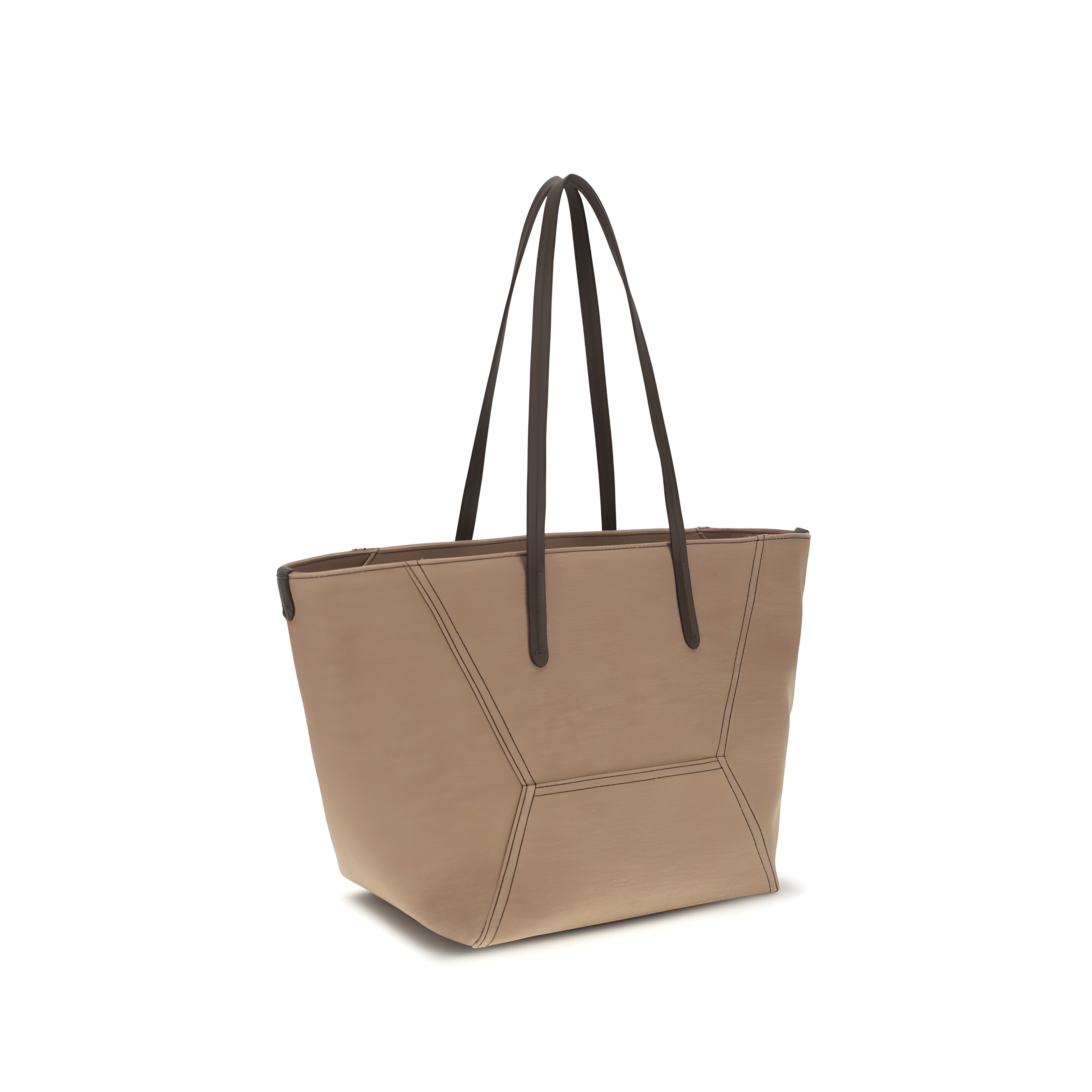 Brunello Cucinelli Beige Cotton Shoulder Bag